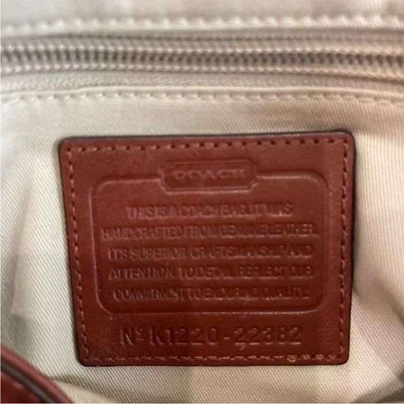 Coach Leather Saddle Bag Style Crossbody - Picture 5 of 7